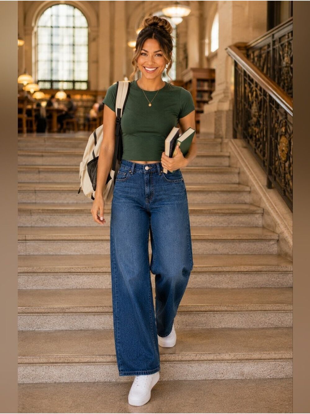 Aeropostale High Rise Wide Leg Jeans NWT Size 10 Dark Wash Vintage-Inspired - Picture 5 of 13